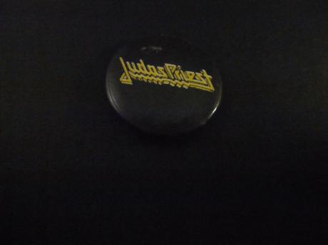 Judas Priest Britse heavymetalband logo ( gele letters)